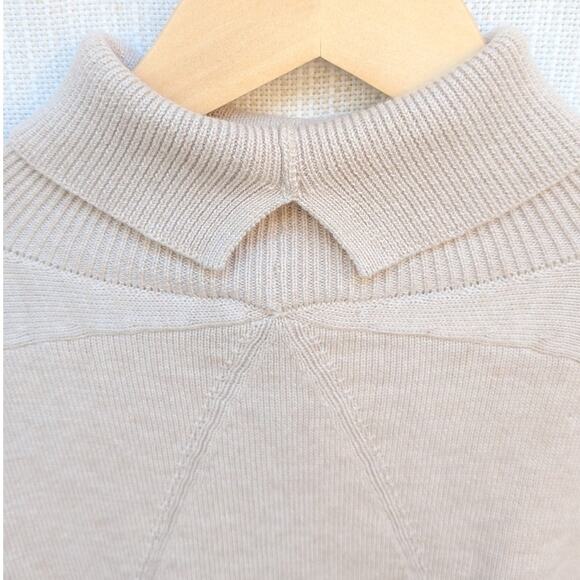 Rag & Bone Ann Striped Turtleneck Casmere/Cotton Sweater, size L - Picture 5 of 10